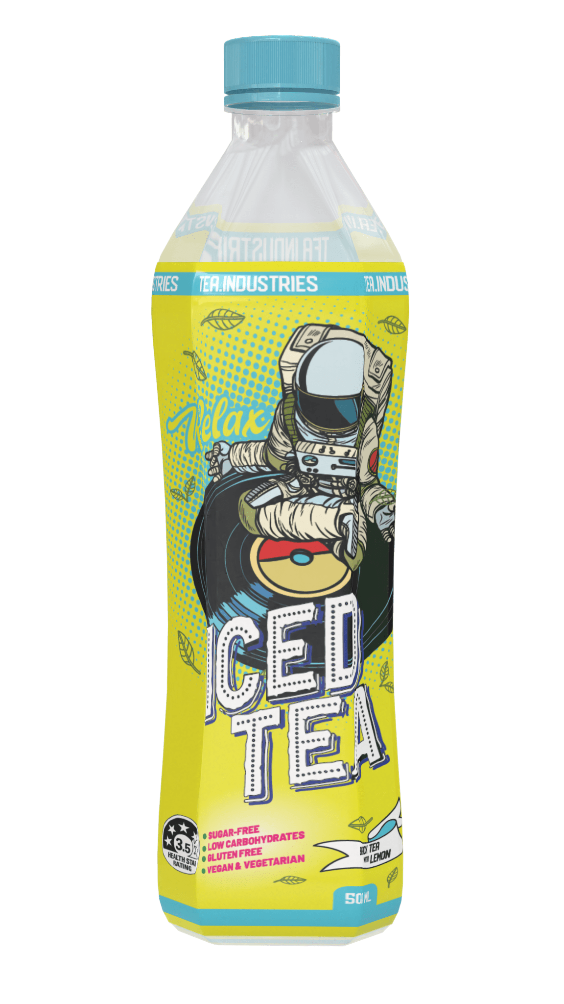 24 x Black Tea with Lemon - Sugar free with no artificial sweeteners - Tea Industries
