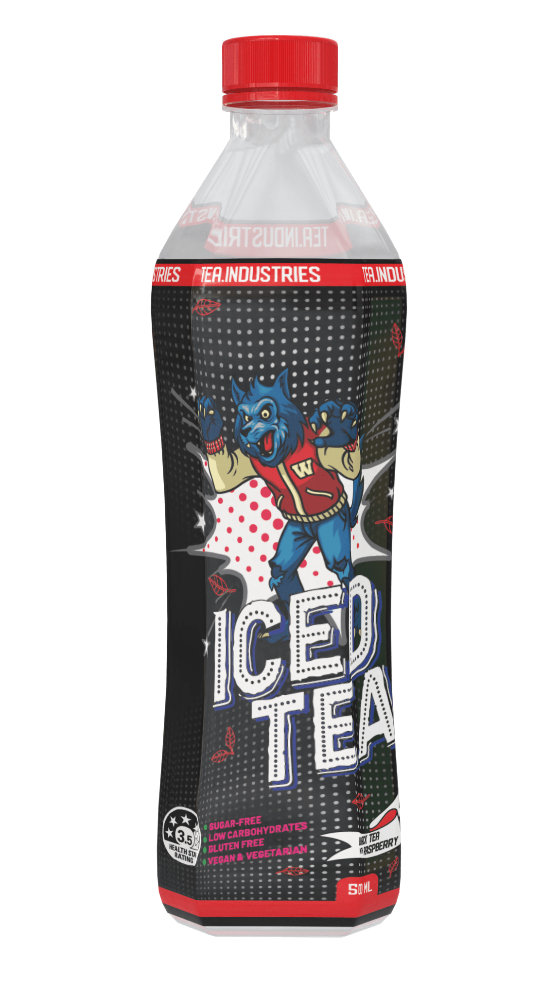 24 x Black Tea with Raspberry - Sugar free with no artificial sweeteners - Tea Industries