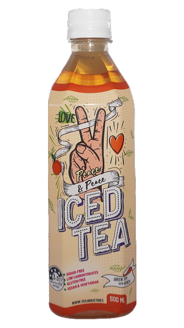 24 x Green Tea with Peach - Sugar free with no artificial sweeteners - Tea Industries