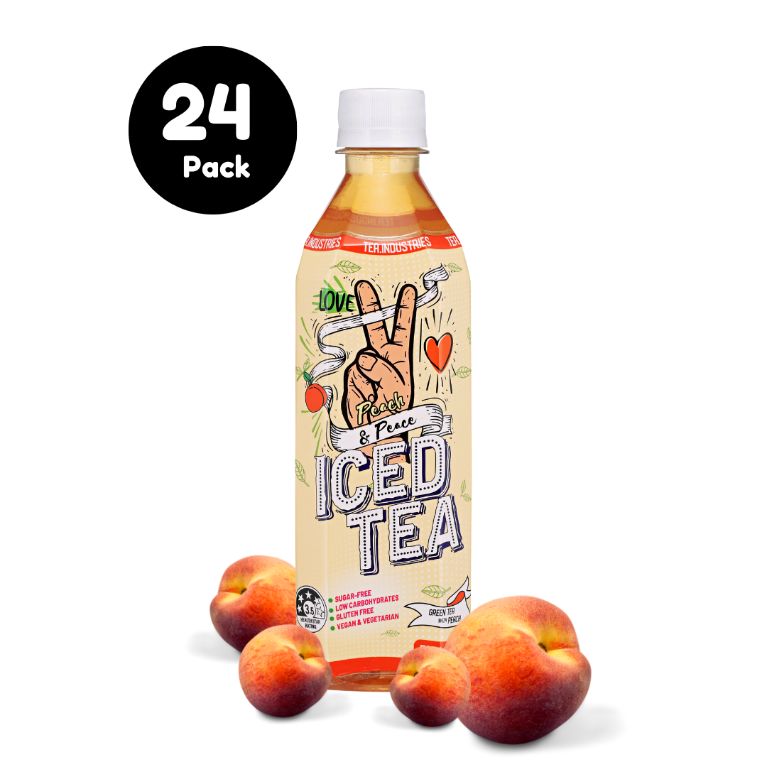 24 x Green Tea with Peach - Sugar free with no artificial sweeteners - Limited Edition