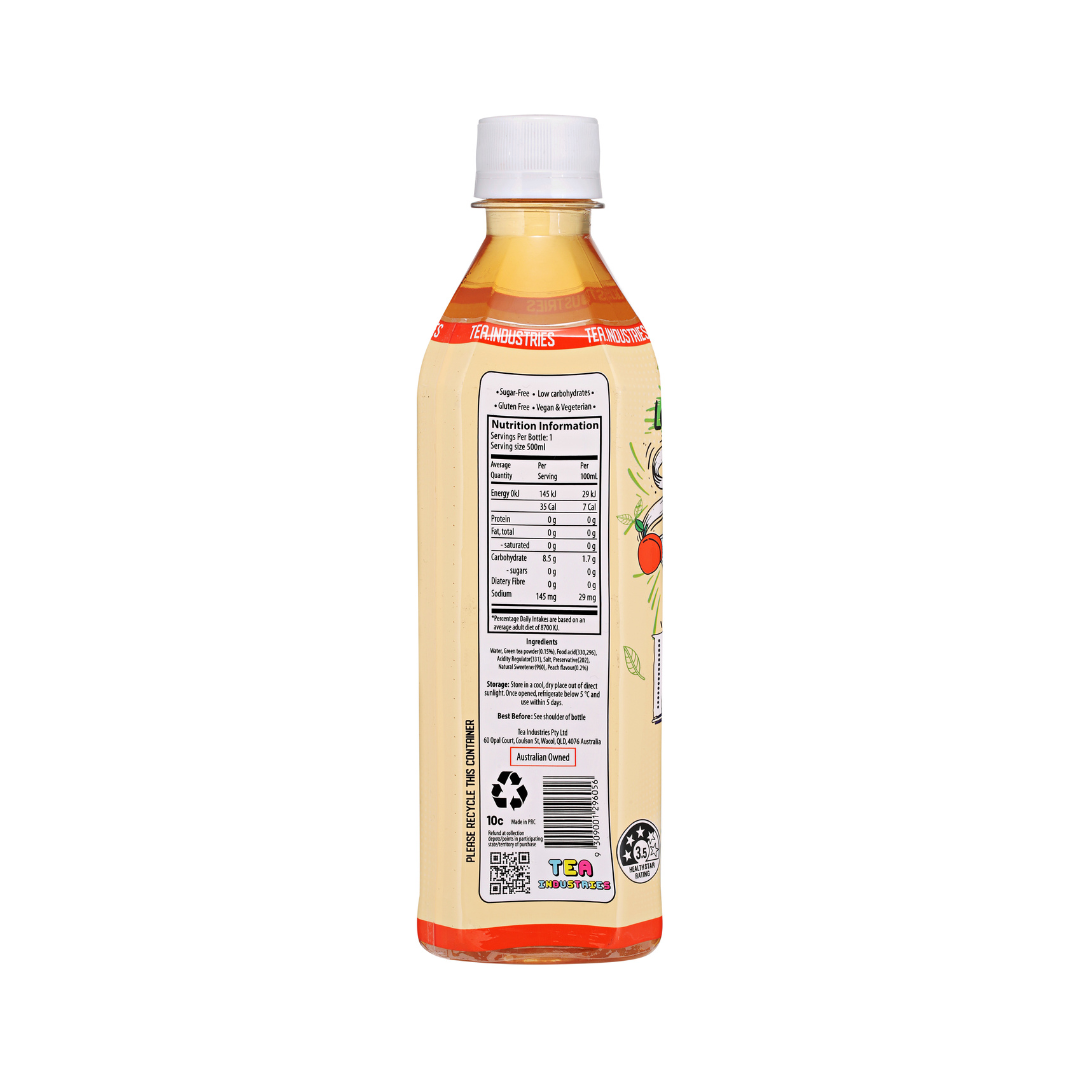 24 x Green Tea with Peach - Sugar free with no artificial sweeteners - Limited Edition