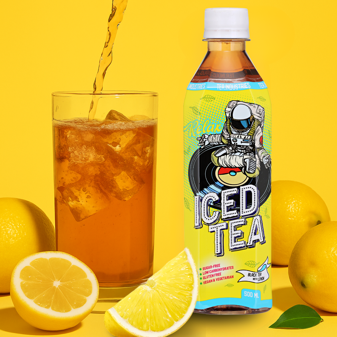 24 x Black Tea with Lemon - Sugar free with no artificial sweeteners - Limited Edition
