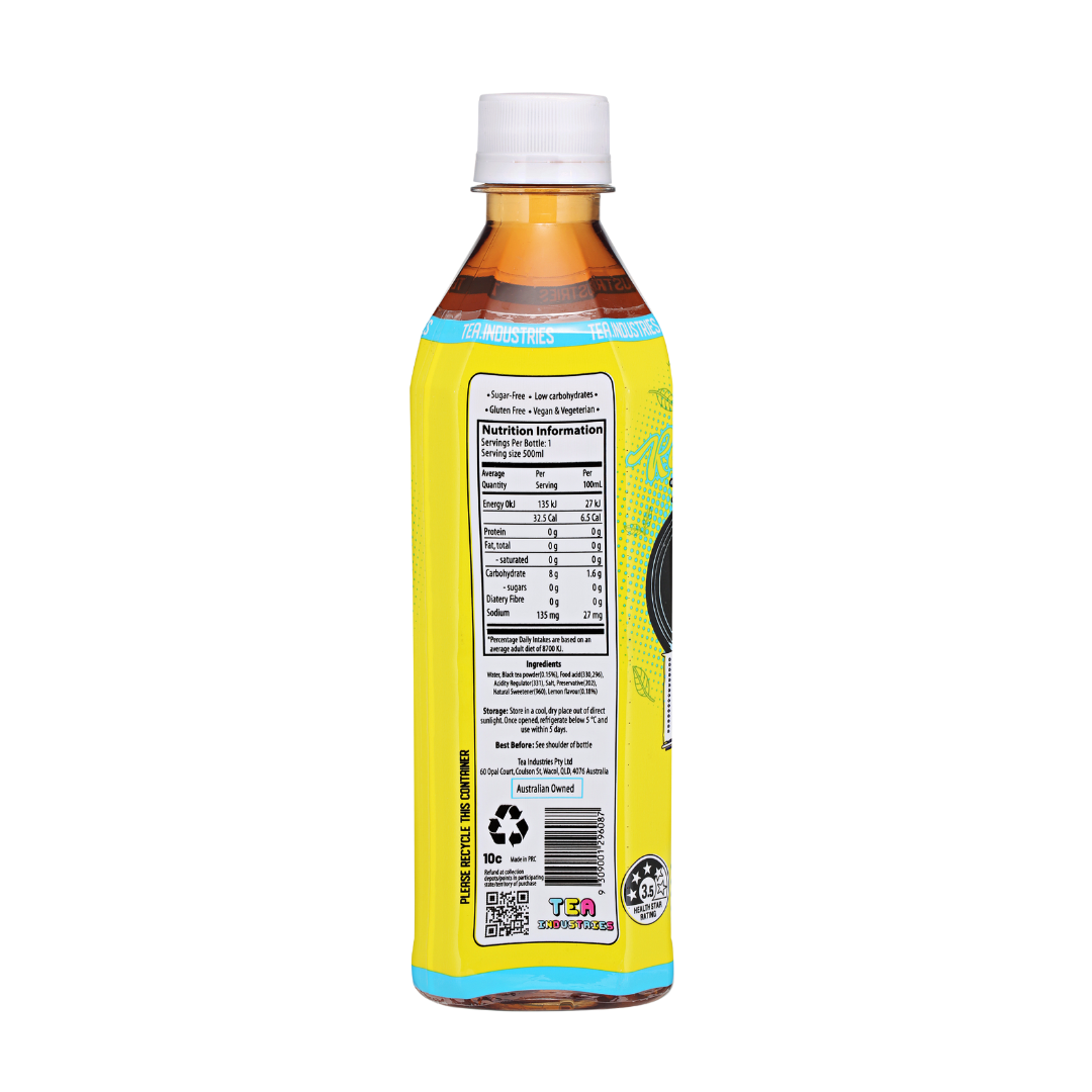 24 x Black Tea with Lemon - Sugar free with no artificial sweeteners - Limited Edition