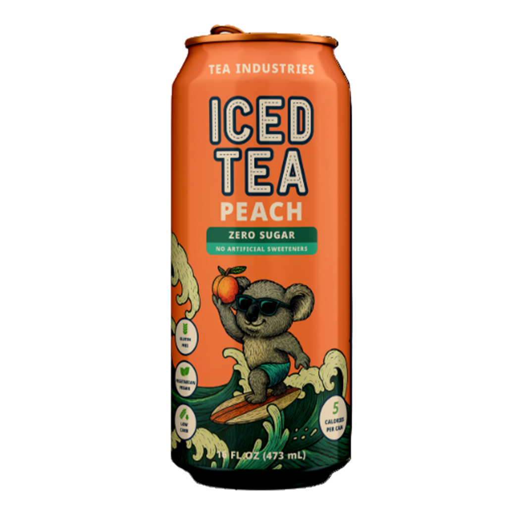 PRE-ORDER NOW: Peach - Iced Tea - Sugar Free - 12 Pack of Cans