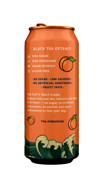 COMING SOON: Peach - Iced Tea - Sugar Free - 12 Pack of Cans