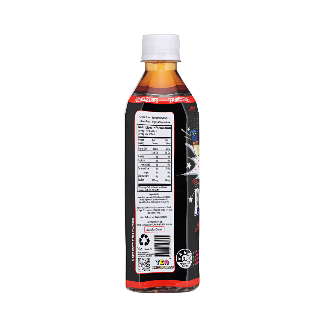 24 x Black Tea with Raspberry - Sugar free with no artificial sweeteners - Limited Edition