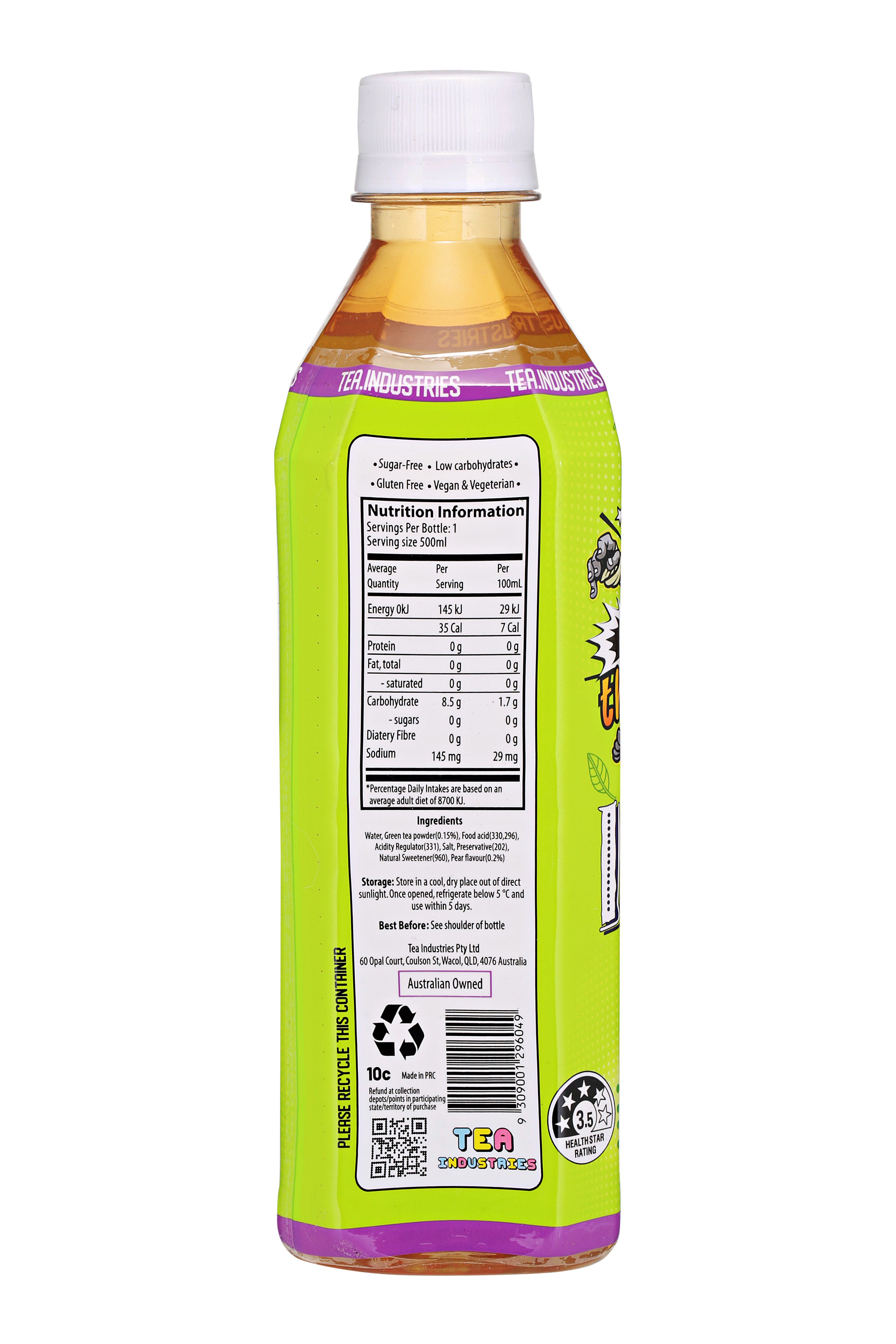 24 x Green Tea with Pear - Sugar free with no artificial sweeteners - Limited Edition