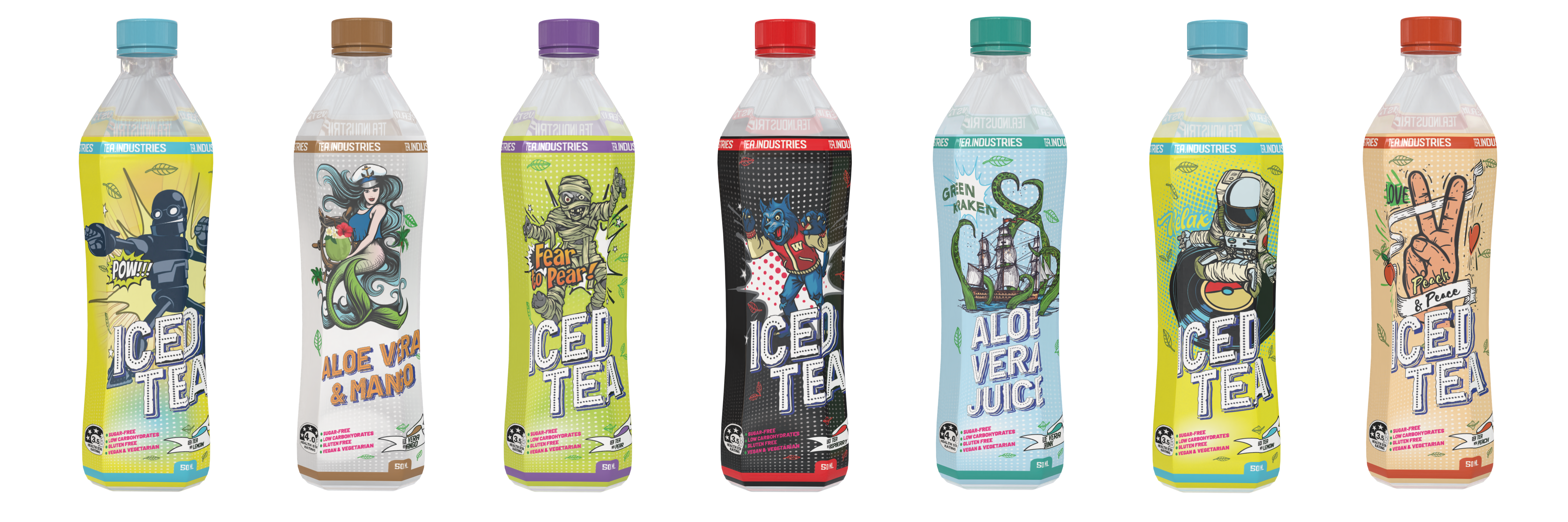 Gift Pack - 1 Bottle of each Flavour