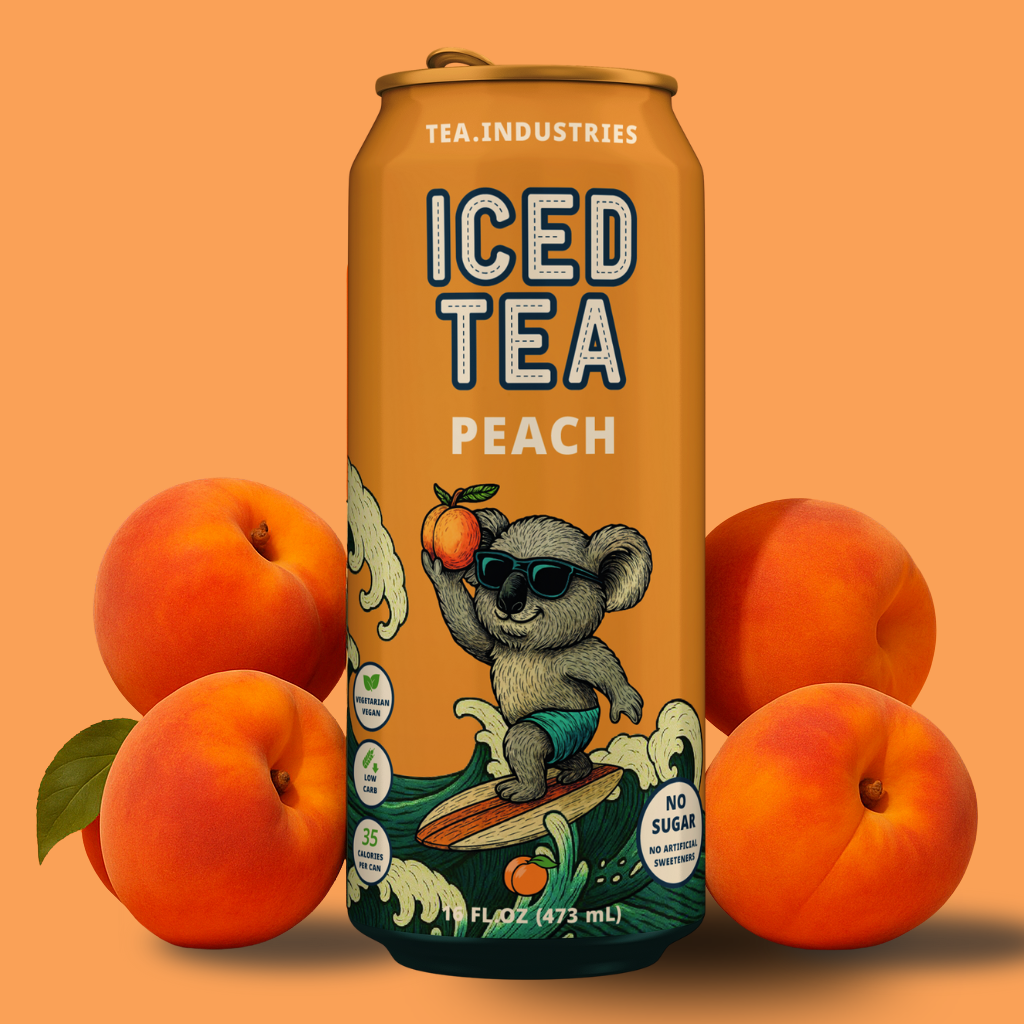 COMING SOON: Peach - Iced Tea - Sugar Free - 12 Pack of Cans