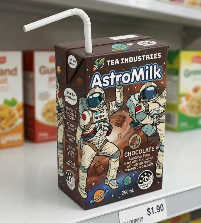 AstroMilk Chocolate carton