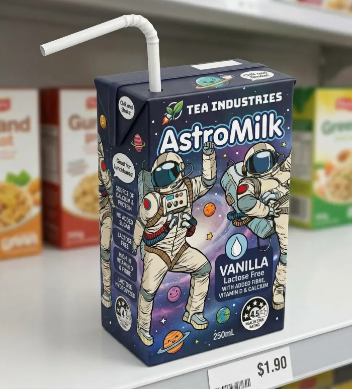 AstroMilk Vanilla carton